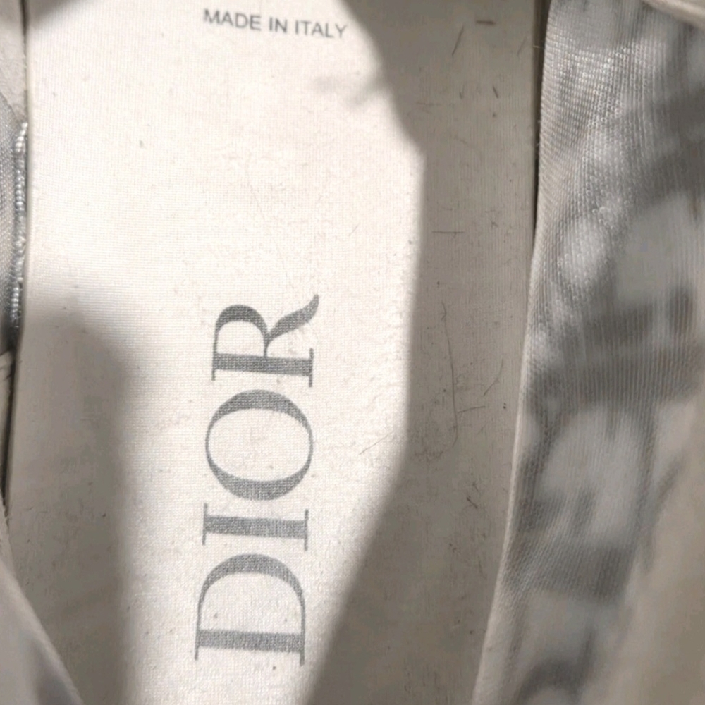 DIOR B23 League High-Top Sneaker White and Black Dior Canvas US Size 12 EU 45 - Picture 14 of 16